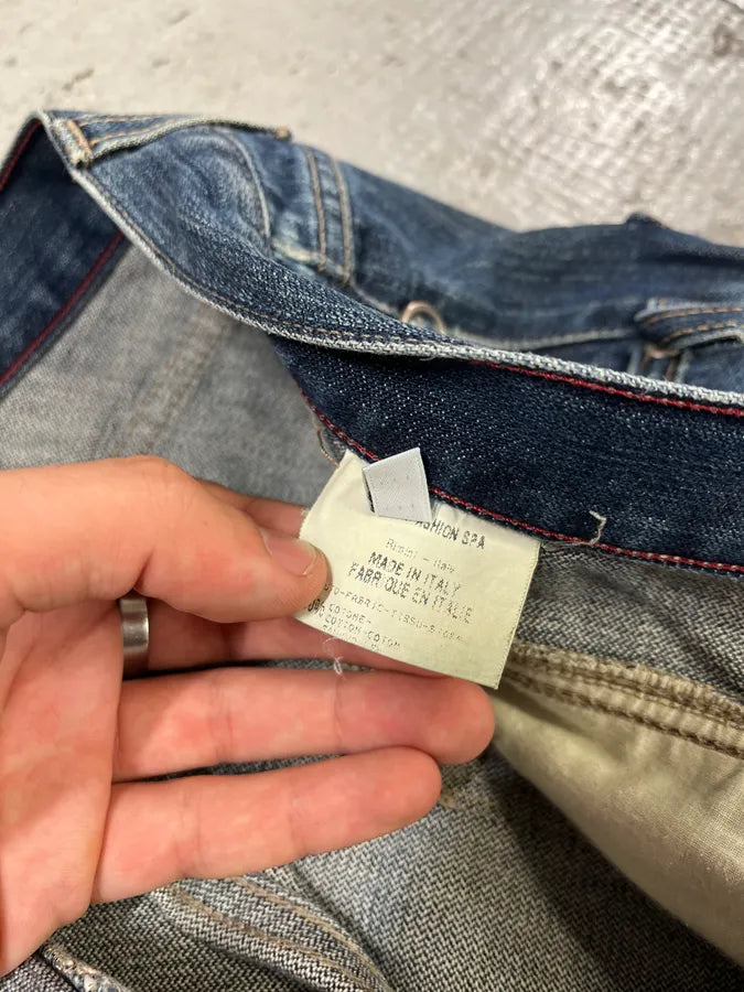 2000s Marithé + François Girbaud Blue Rebel Faded Denim Jeans (L) mOefIvG 13