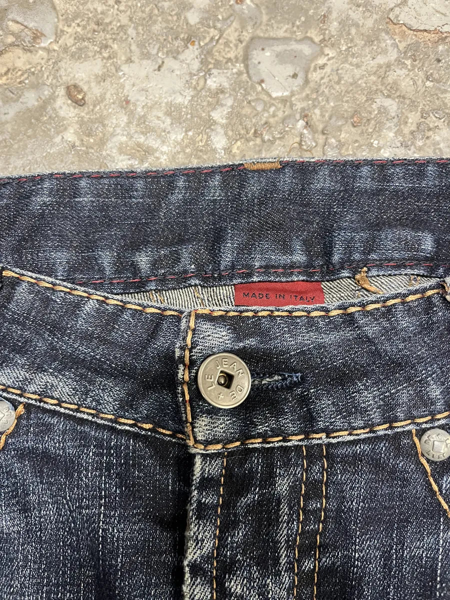 2000s Marithé + François Girbaud Blue Rebel Faded Denim Jeans (M) dUVLyKV 10