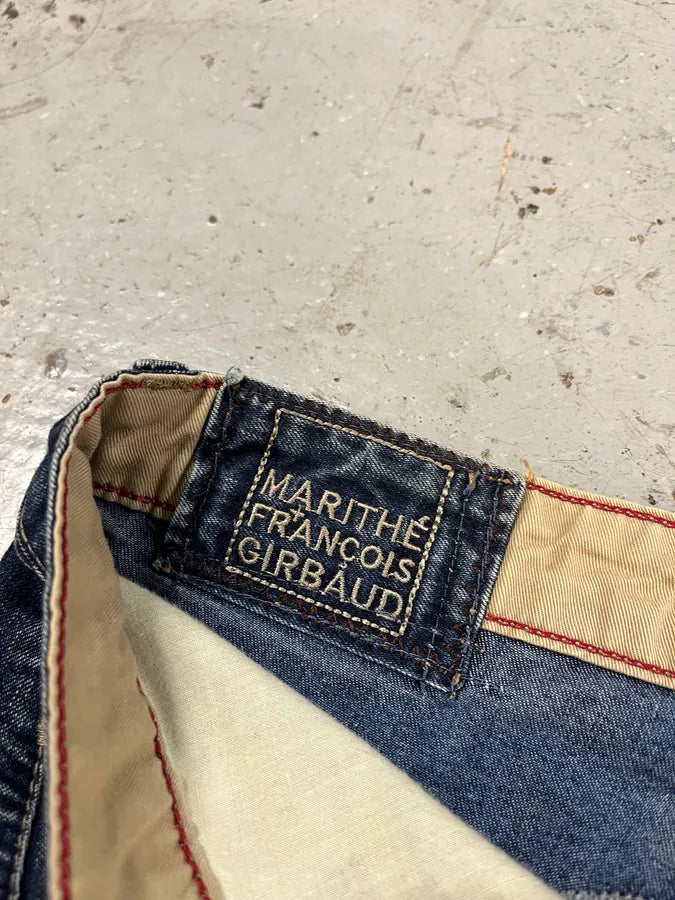 2000s Marithé + François Girbaud Blue Rebel Straight Denim Jeans AoXIIPB 10
