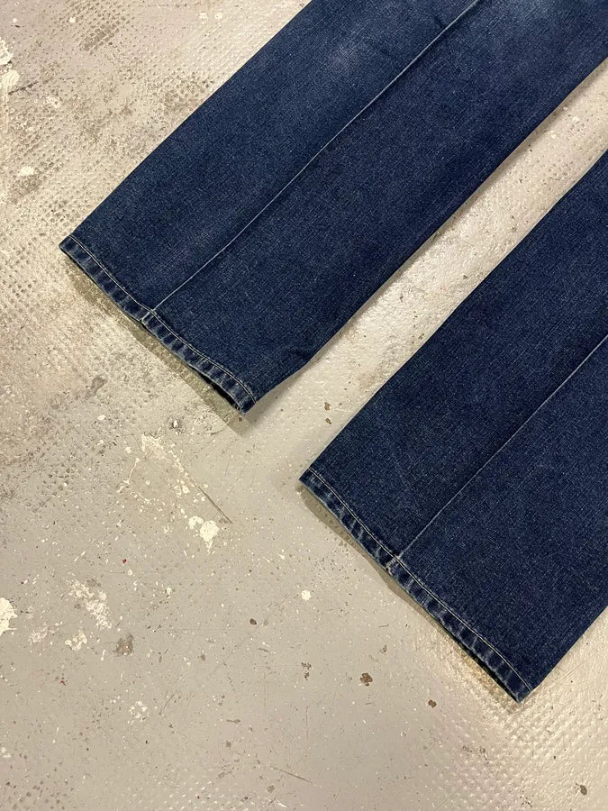 2000s Marithé + François Girbaud Blue Rebel Straight Denim Jeans AoXIIPB 6
