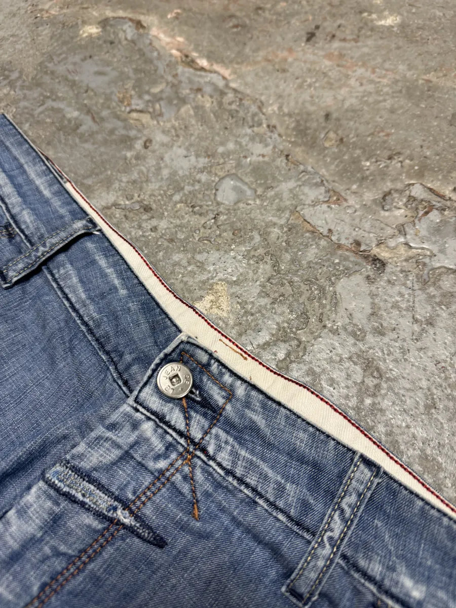 2000s Marithé + François Girbaud Blue Relaxed Cozy Jeans (XL) 6