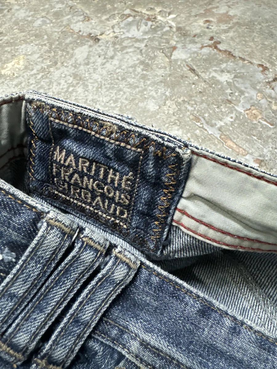 2000s Marithé + François Girbaud Blue Relaxed Regular Denim Jeans (M) oOwxNSB 6