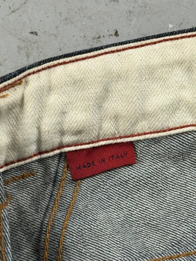 2000s Marithé + François Girbaud Blue Studded Denim Jeans AnpEnNG 7