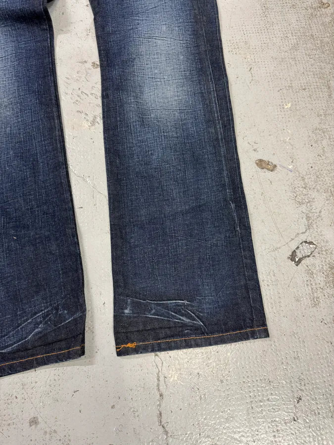 2000s Marithé + François Girbaud Blue Studded Denim Jeans AnpEnNG 8