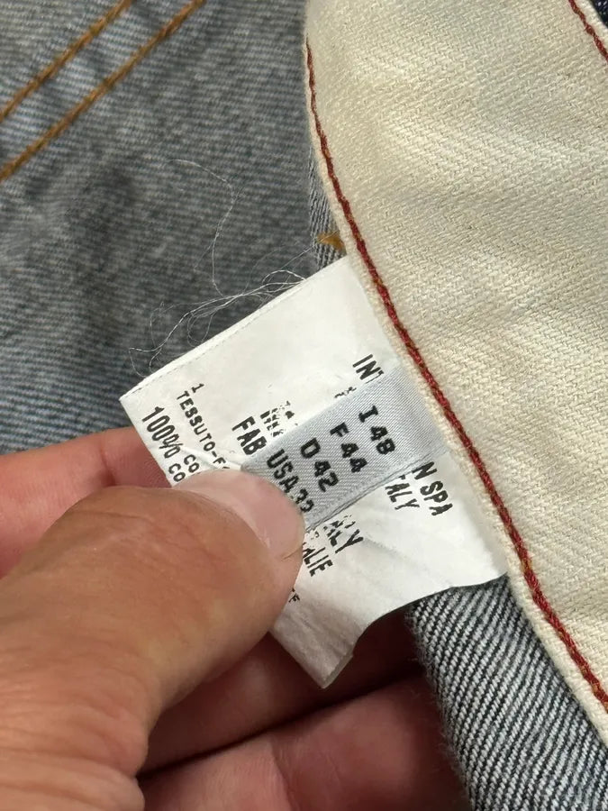 2000s Marithé + François Girbaud Blue Studded Denim Jeans AnpEnNG 9