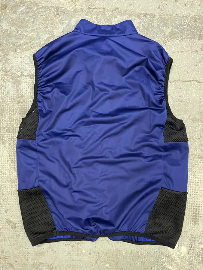 2000s Marithé + François Girbaud Blue Tactical Vest (S) mAHwVyH 5