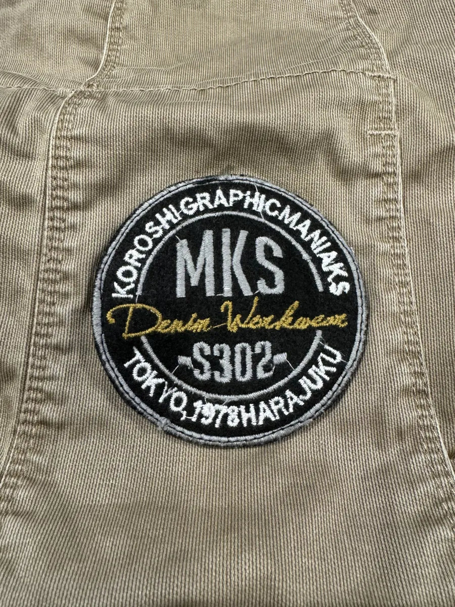 2000s Marithé + François Girbaud Bondage Straps Khaki Tactical Shirt Jacket sJtjYpy 8