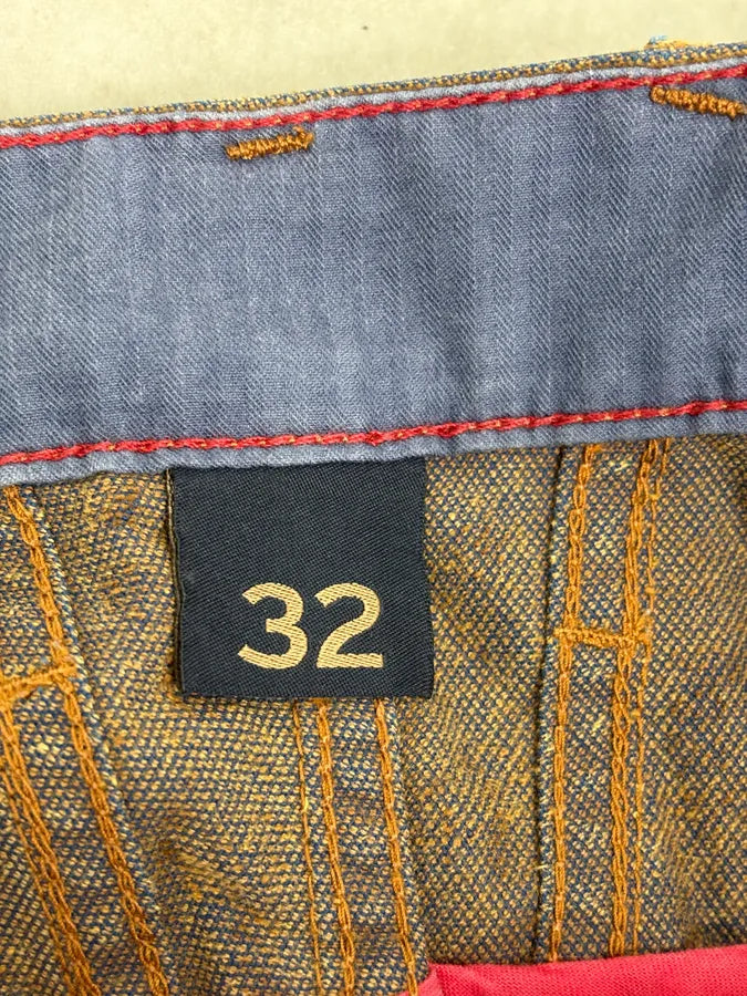 FW2003 Marithé + François Girbaud Brown & Navy Velvet Pants BnmEwHY 12