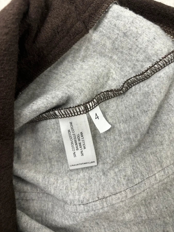 2000s Marithé + François Girbaud Brown Buttoned Cardigan Jacket VCJvCLi 10