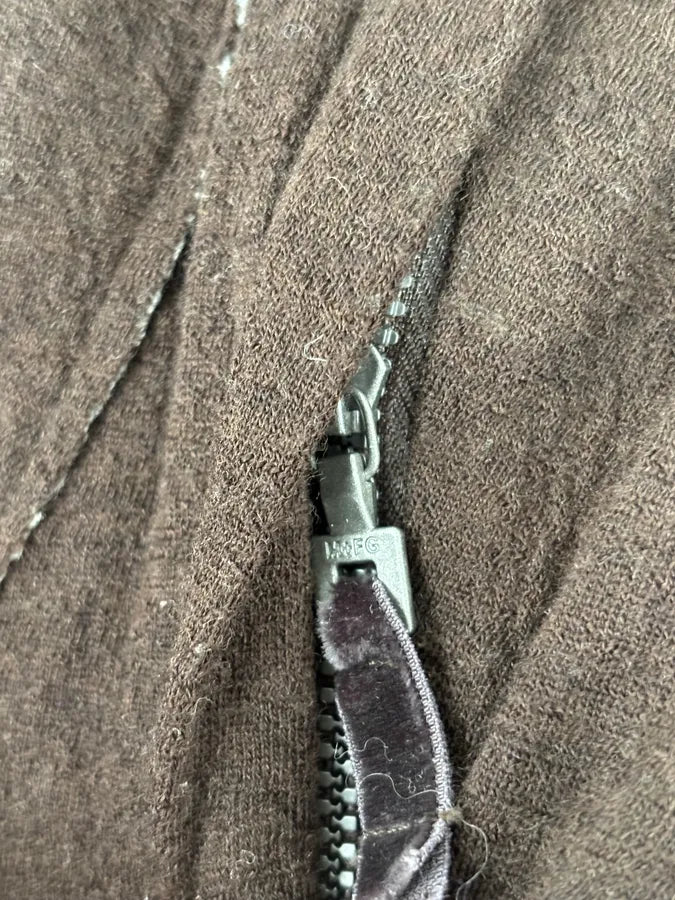 2000s Marithé + François Girbaud Brown Buttoned Cardigan Jacket VCJvCLi 9