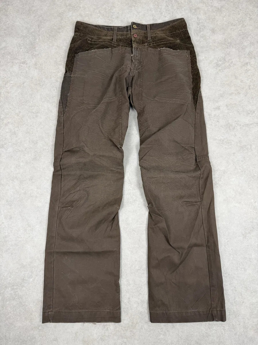 2000s Marithé + François Girbaud Brown Cozy Pants TknPFVb 0