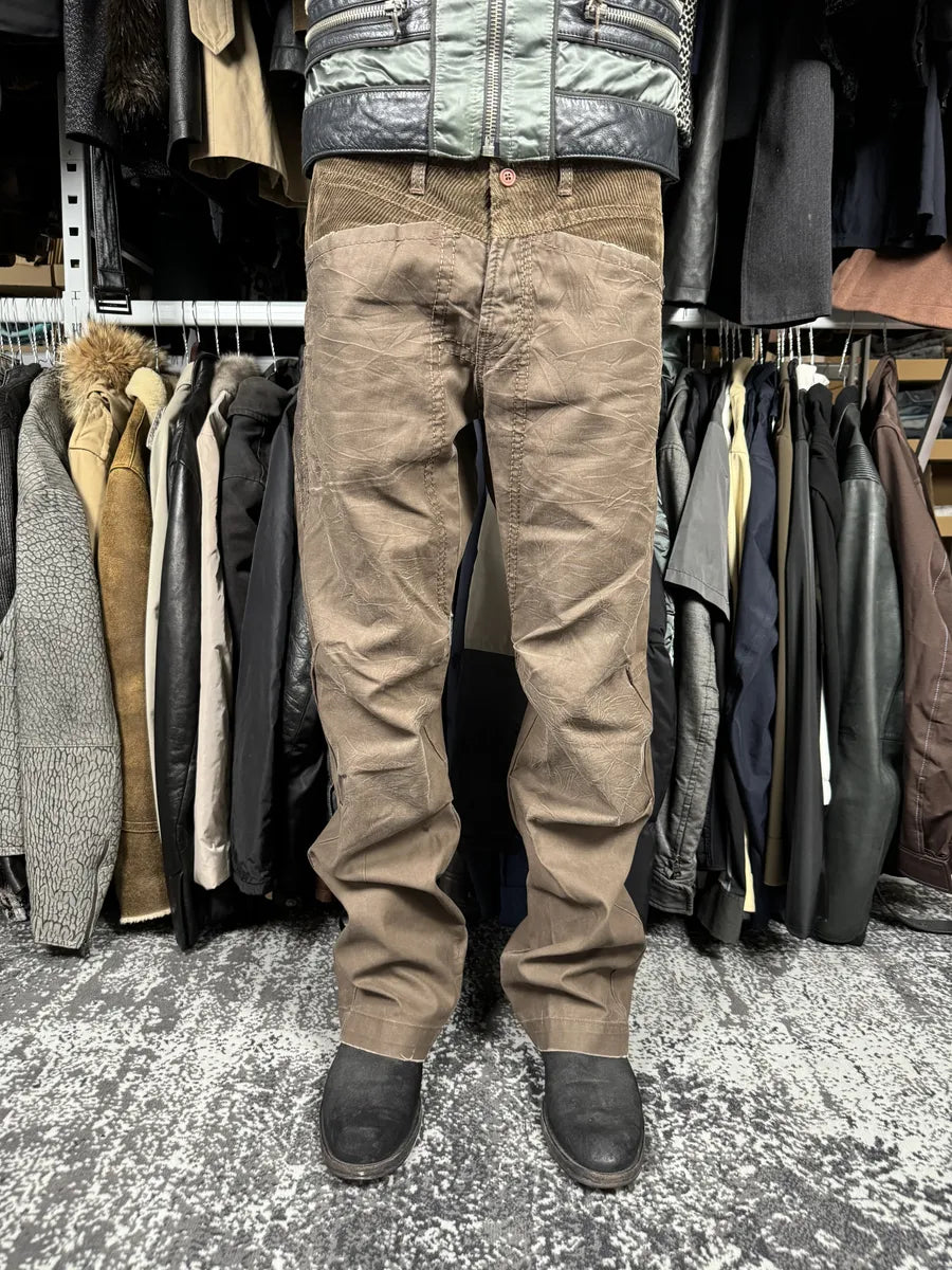 2000s Marithé + François Girbaud Brown Cozy Pants TknPFVb 1