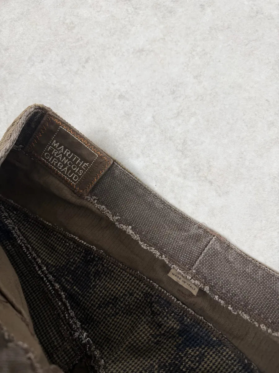 2000s Marithé + François Girbaud Brown Cozy Pants TknPFVb 10