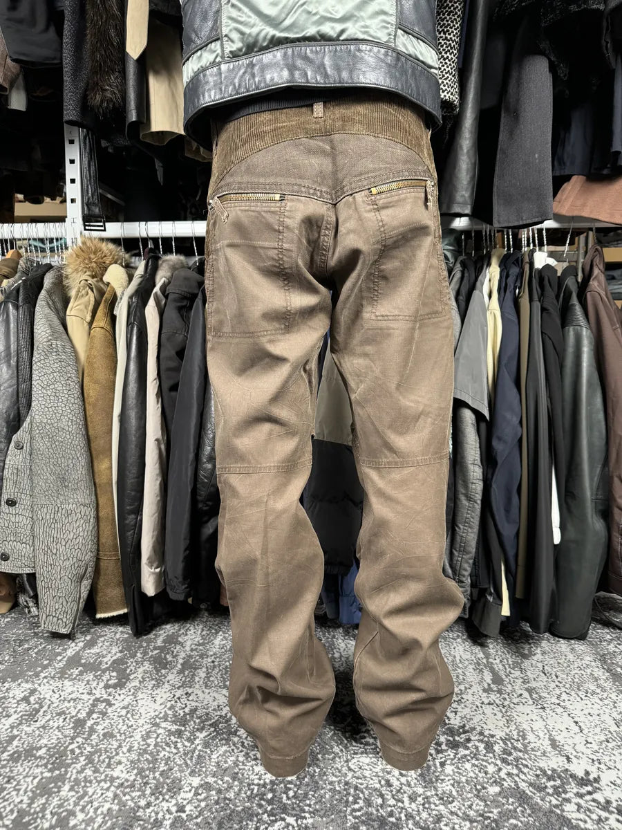 2000s Marithé + François Girbaud Brown Cozy Pants TknPFVb 3