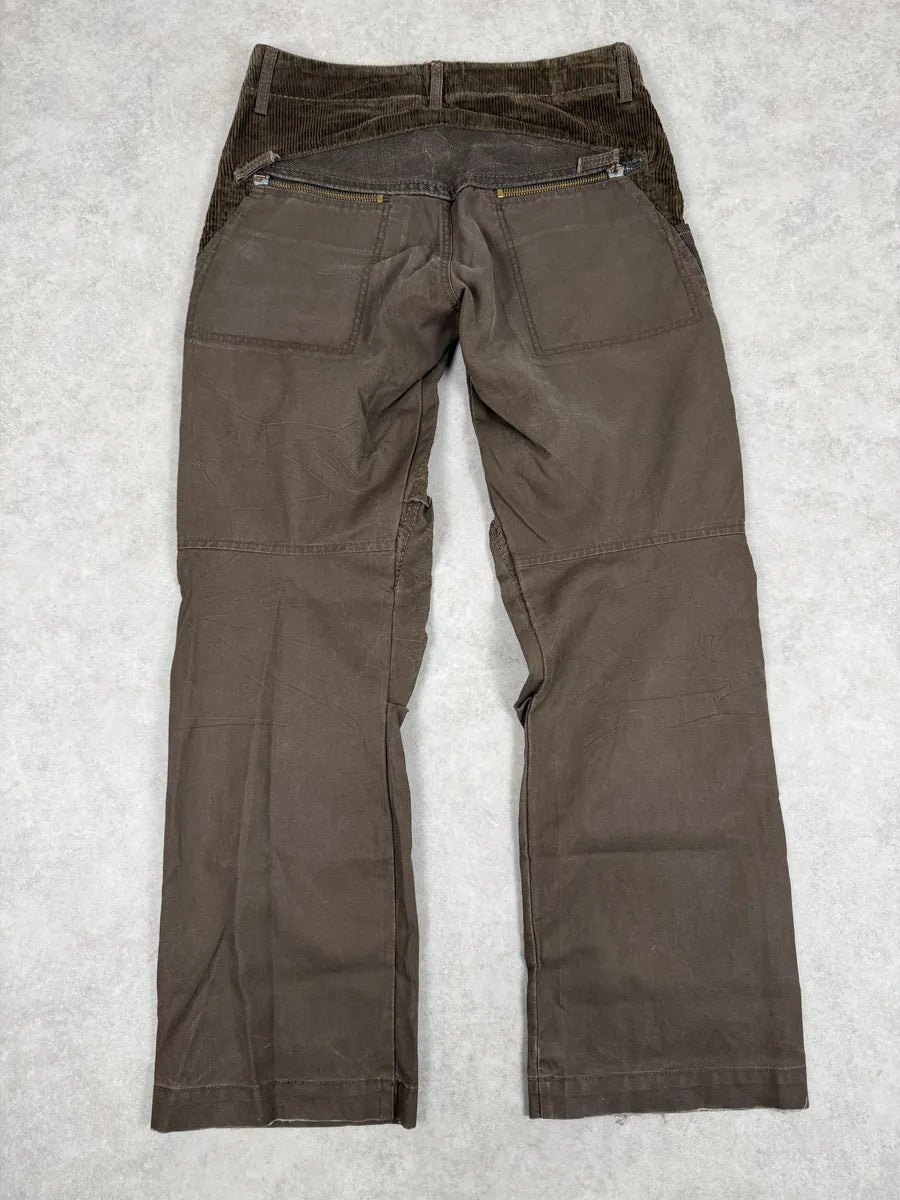 2000s Marithé + François Girbaud Brown Cozy Pants TknPFVb 6