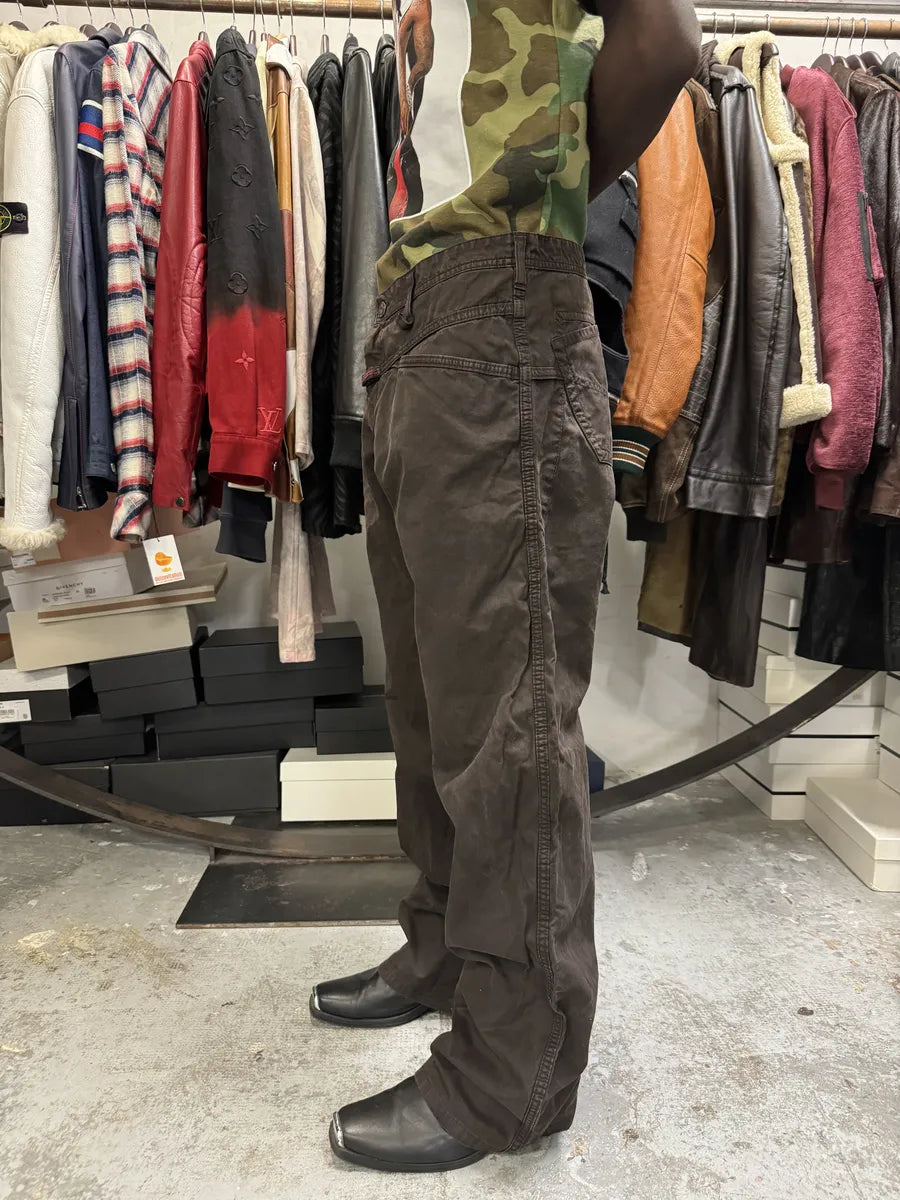 2000s Marithé + François Girbaud Brown Cozy Pants zqSpUnj 2