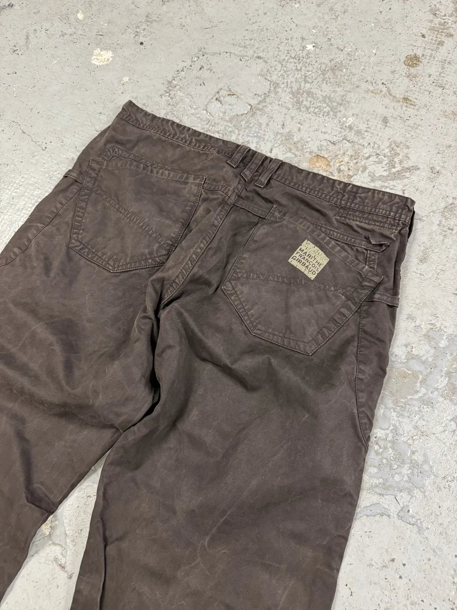 2000s Marithé + François Girbaud Brown Cozy Pants zqSpUnj 5
