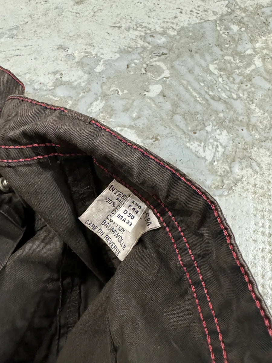 2000s Marithé + François Girbaud Brown Cozy Pants zqSpUnj 7