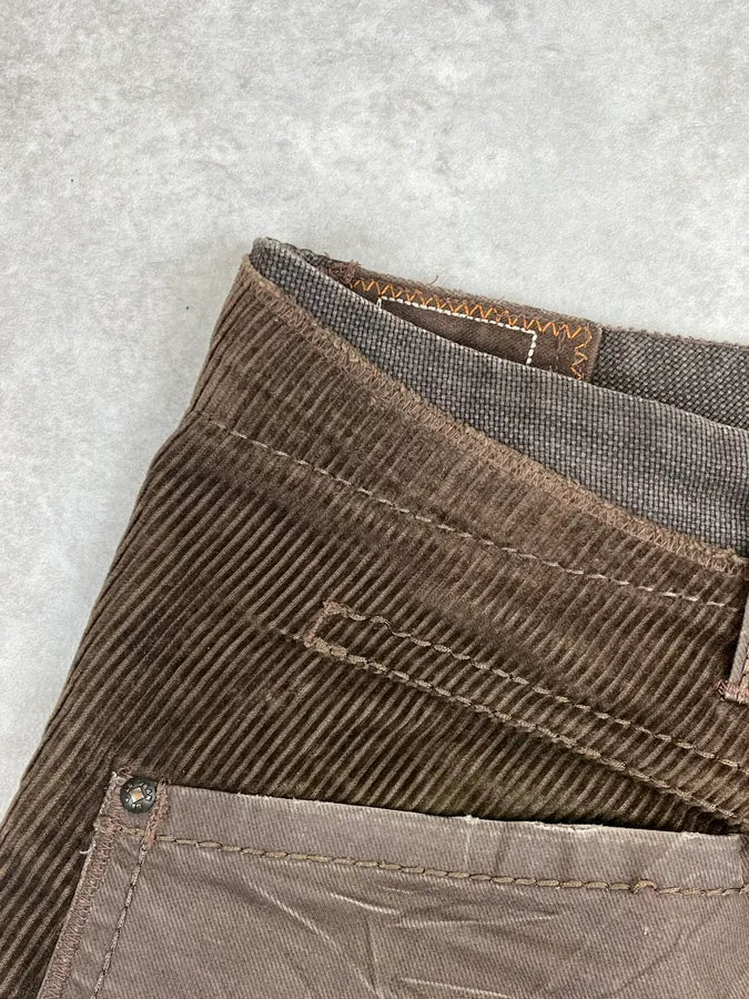 2000s Marithé + François Girbaud Brown Hybrid Cargo Pants FSnNRjd 9