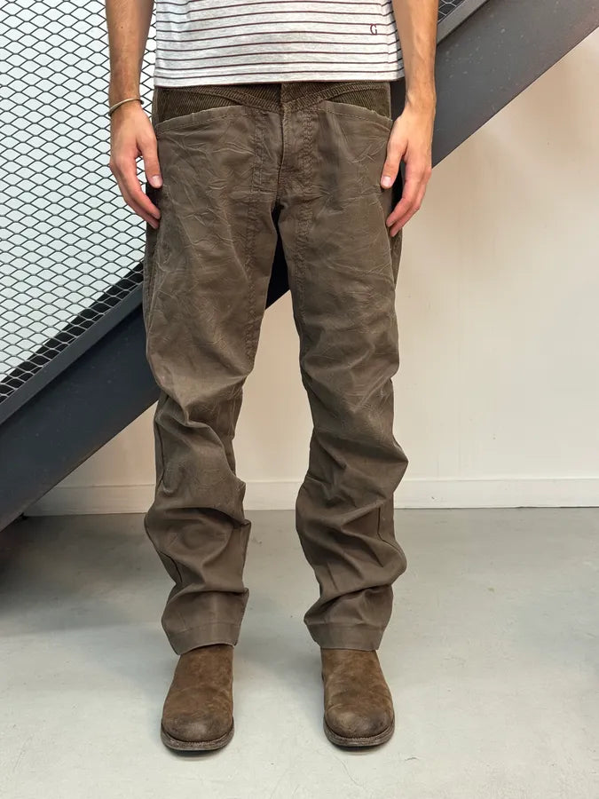 2000s Marithé + François Girbaud Brown Hybrid Cargo Pants FSnNRjd 1