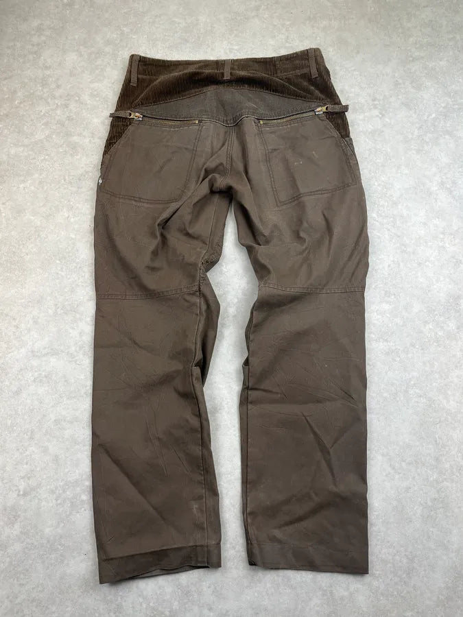 2000s Marithé + François Girbaud Brown Hybrid Cargo Pants FSnNRjd 7