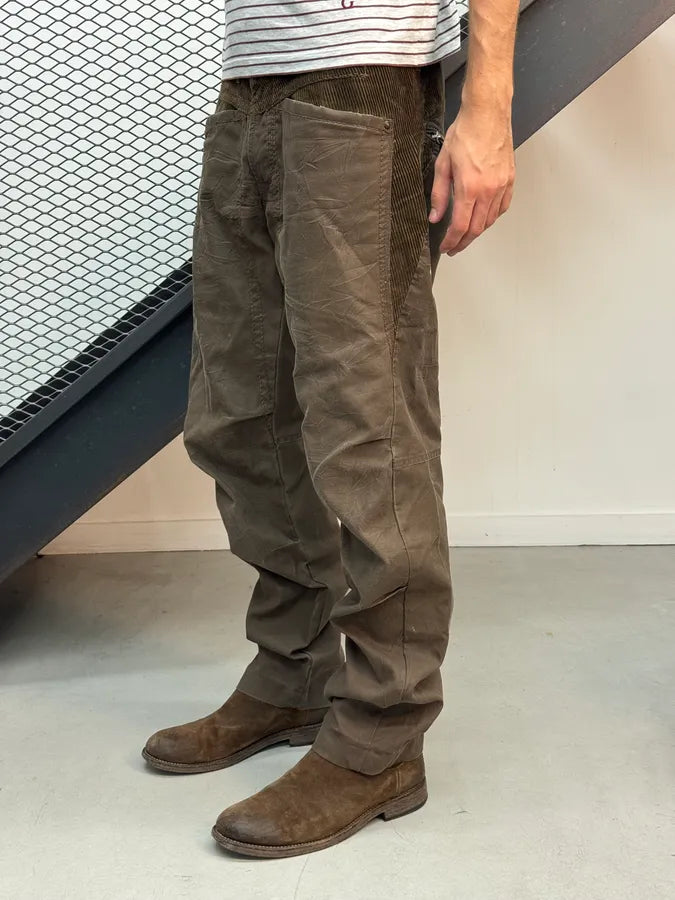 2000s Marithé + François Girbaud Brown Hybrid Cargo Pants FSnNRjd 2
