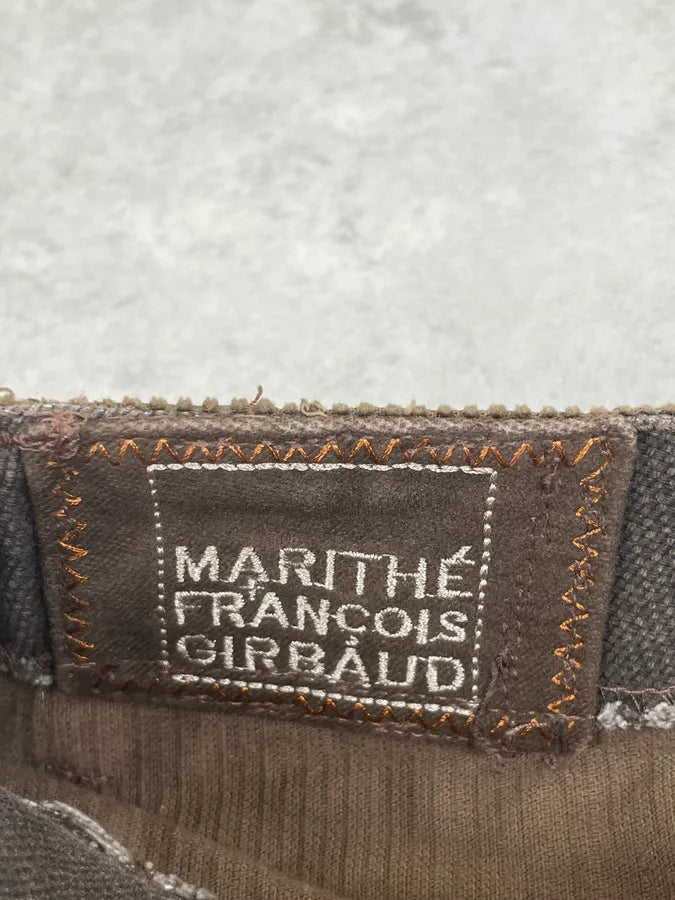 2000s Marithé + François Girbaud Brown Hybrid Cargo Pants FSnNRjd 10