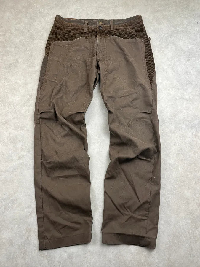 2000s Marithé + François Girbaud Brown Hybrid Cargo Pants FSnNRjd 5