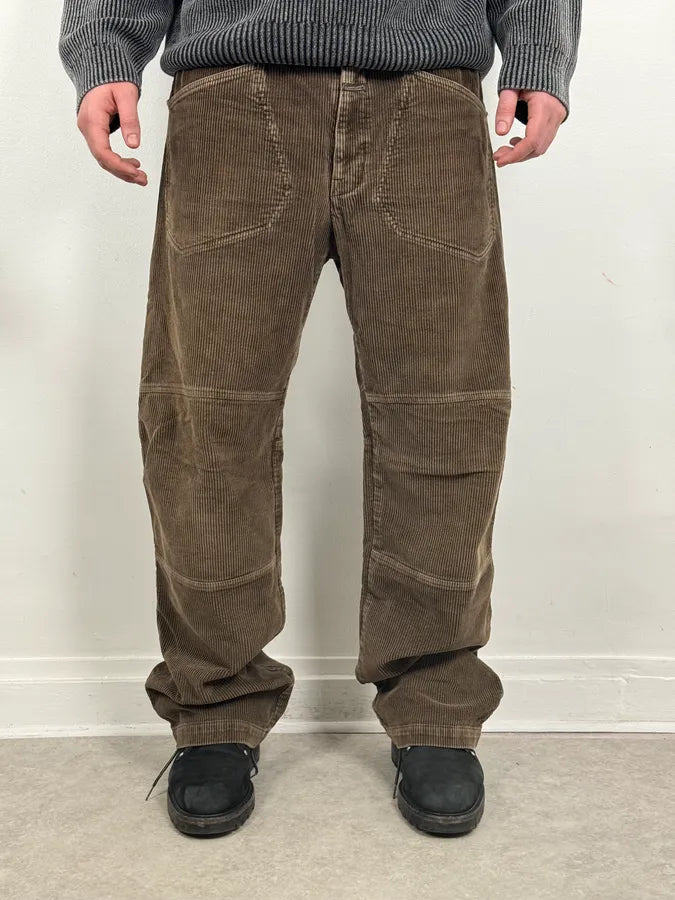 2000s Marithé + François Girbaud Brown Large Velvet Pants geSmNeV 0