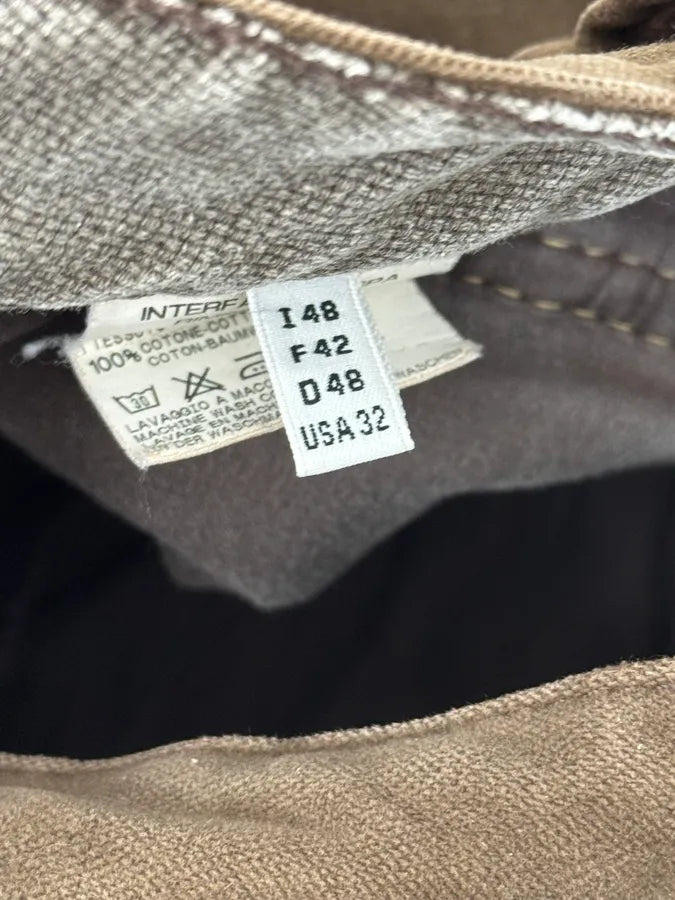 2000s Marithé + François Girbaud Brown Signature Pants OvsOMFS 10