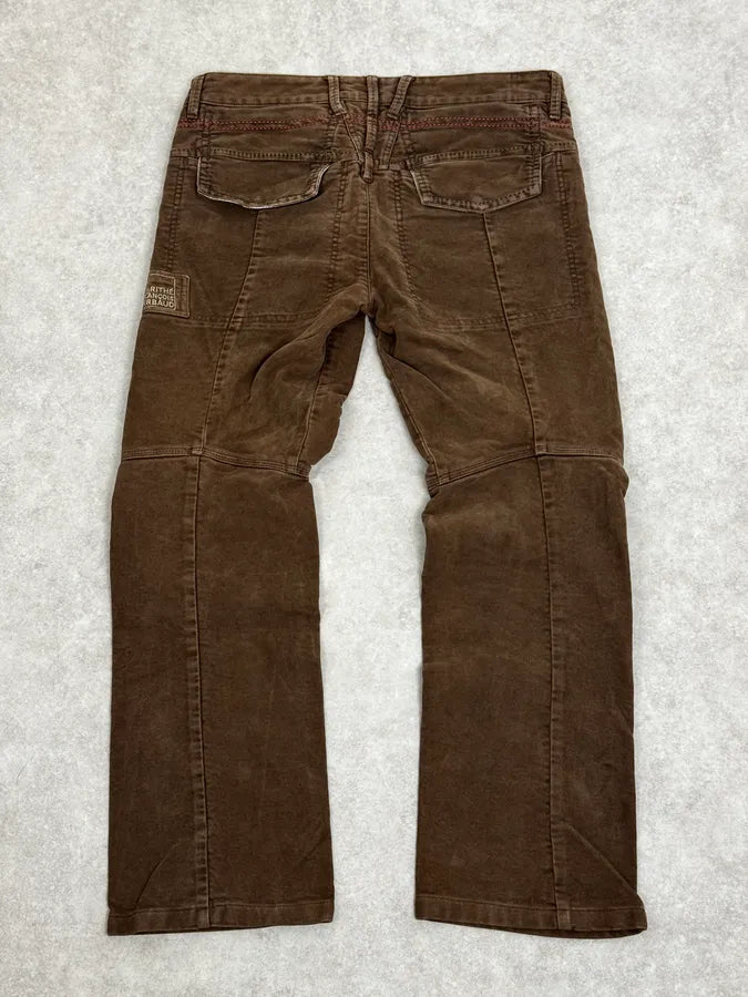 2000s Marithé + François Girbaud Brown Signature Pants OvsOMFS 4