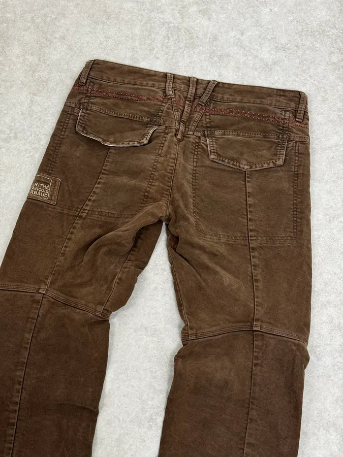 2000s Marithé + François Girbaud Brown Signature Pants OvsOMFS 6