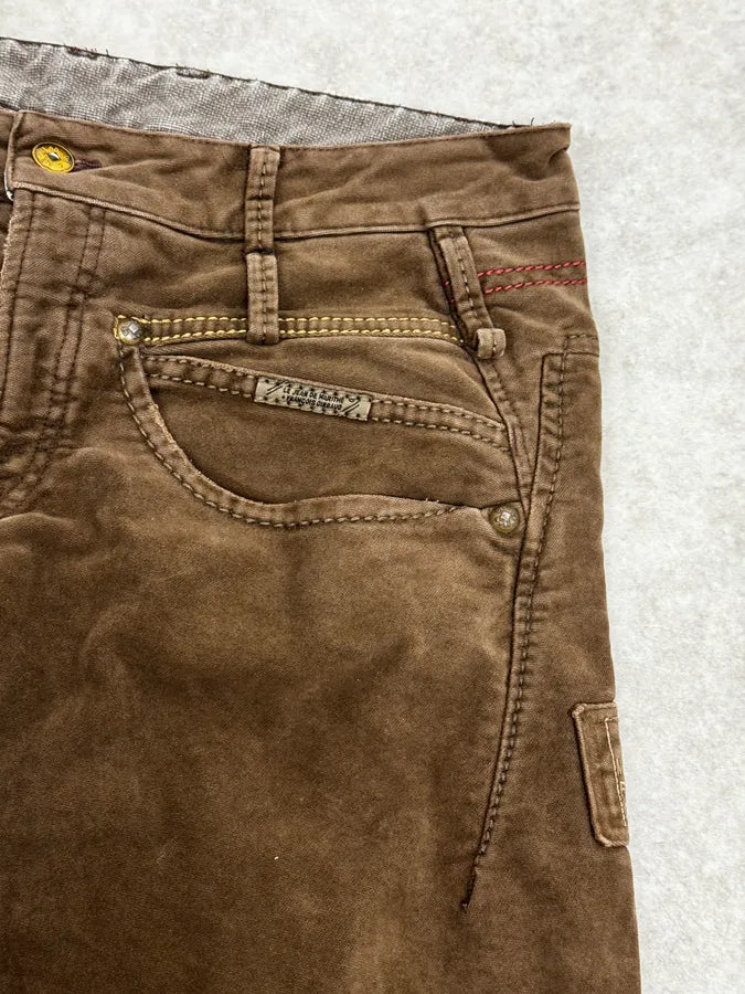2000s Marithé + François Girbaud Brown Signature Pants OvsOMFS 7