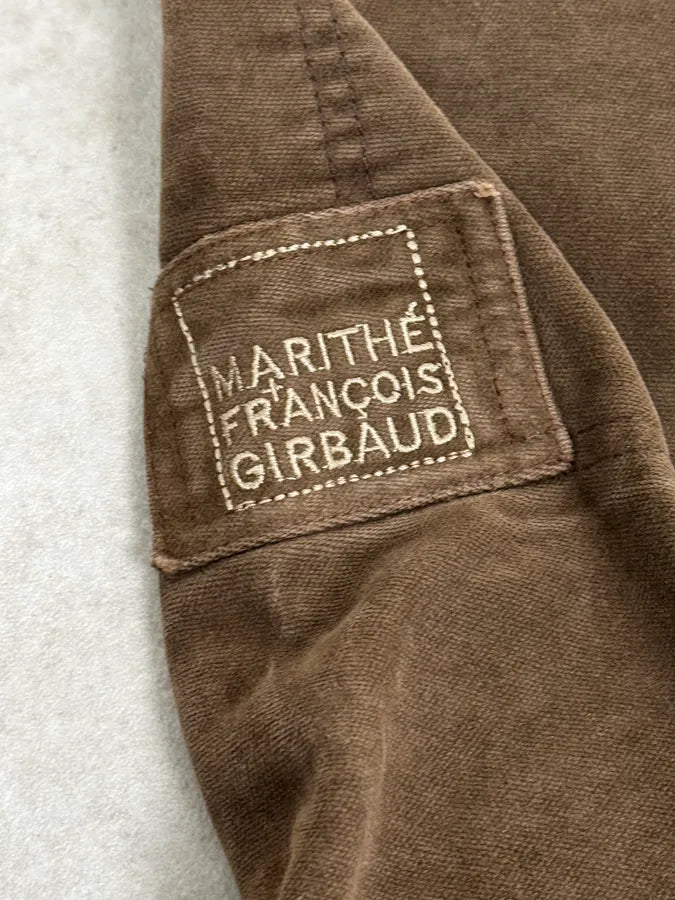 2000s Marithé + François Girbaud Brown Signature Pants OvsOMFS 9