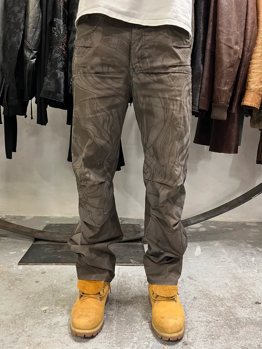 2000s Marithé + François Girbaud Brown Signature Tagged Pants (M/L) wMoWmRQ 2