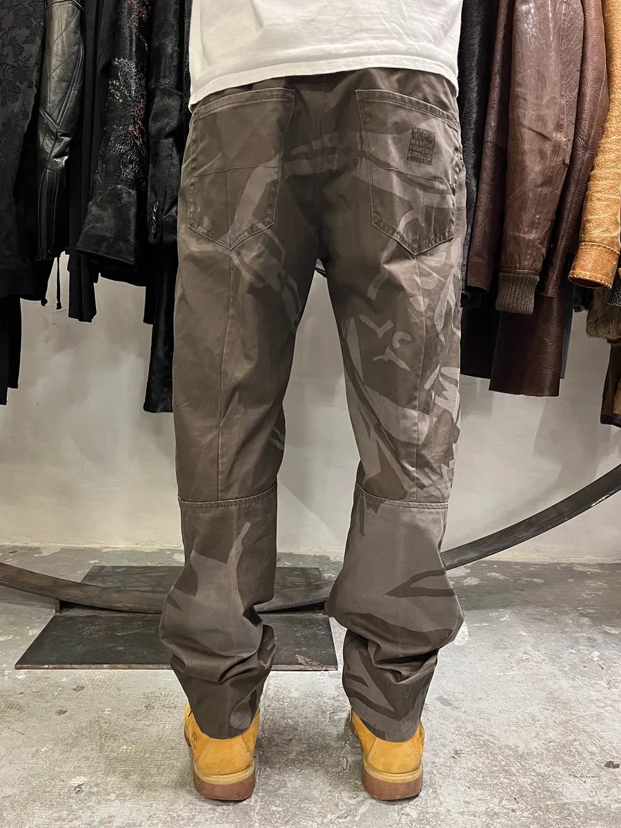 2000s Marithé + François Girbaud Brown Signature Tagged Pants (M/L) wMoWmRQ 3