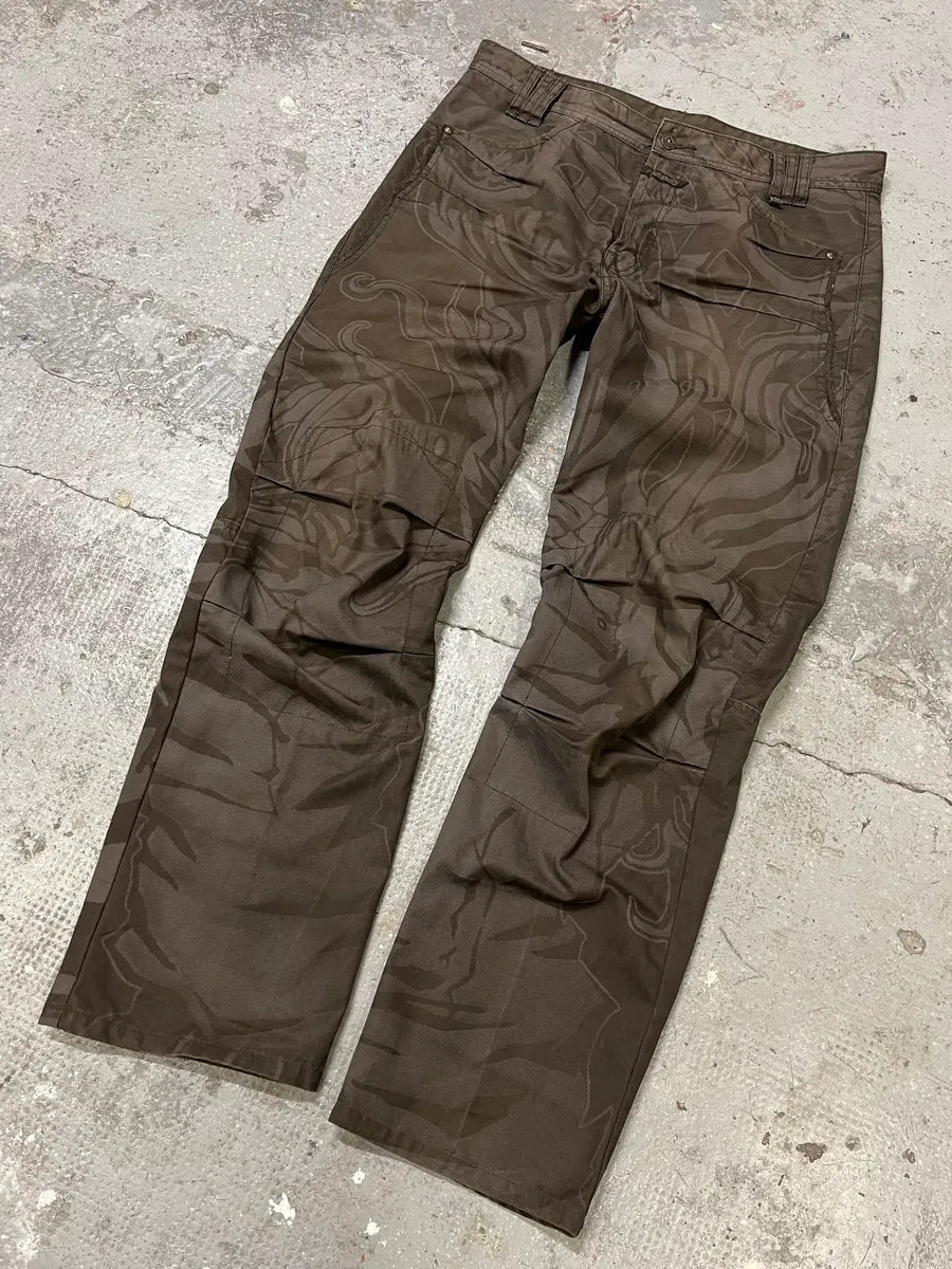 2000s Marithé + François Girbaud Brown Signature Tagged Pants (M/L) wMoWmRQ 4
