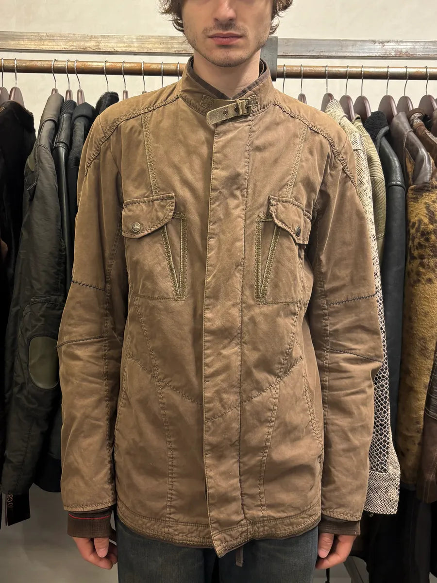 2000s Marithé + François Girbaud Brown Utility Astro Jacket luZBwYe 1