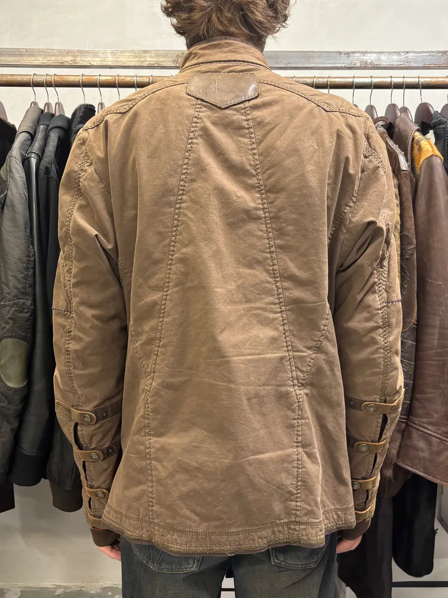 2000s Marithé + François Girbaud Brown Utility Astro Jacket luZBwYe 2