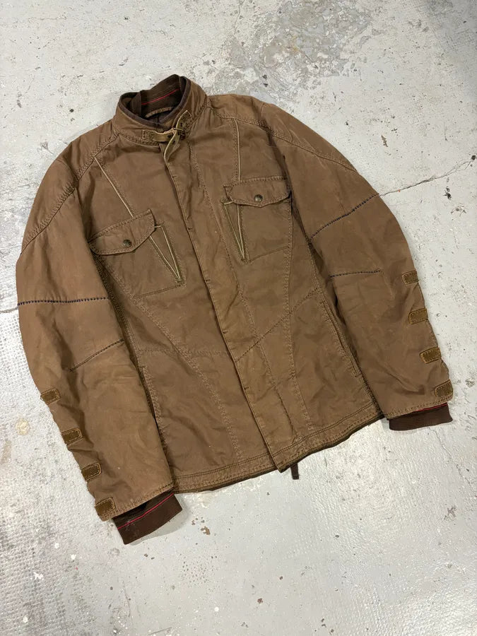 2000s Marithé + François Girbaud Brown Utility Astro Jacket luZBwYe 3