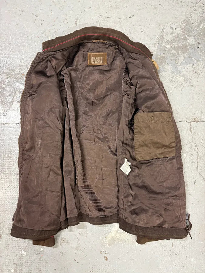 2000s Marithé + François Girbaud Brown Utility Astro Jacket luZBwYe 6