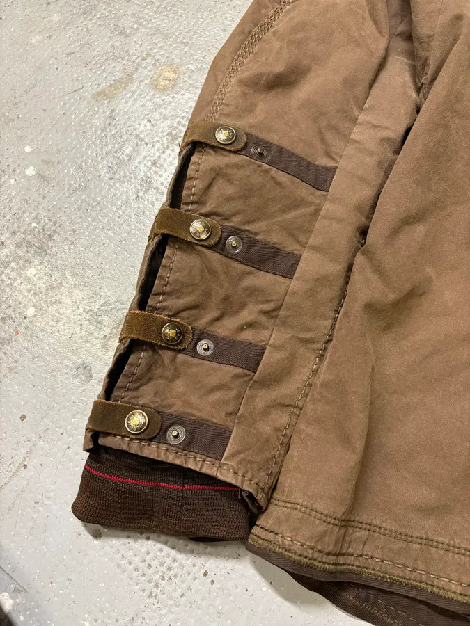 2000s Marithé + François Girbaud Brown Utility Astro Jacket luZBwYe 7