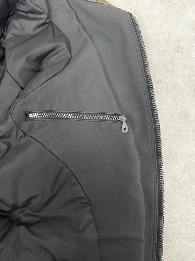 2000s Marithé + François Girbaud Brown Vegan Leather Eroded Jacket QRMeqDt 10