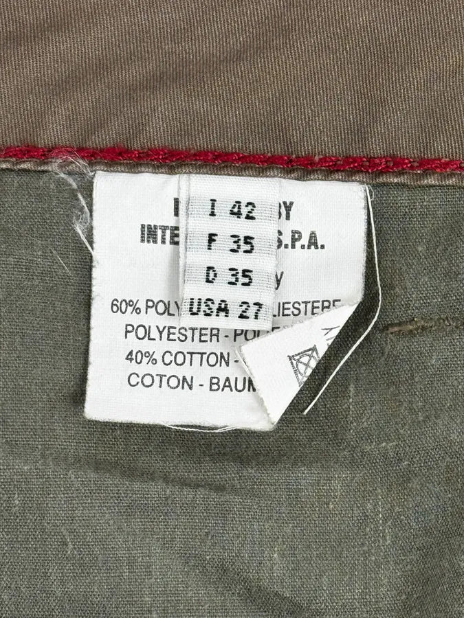 2000s Marithé + François Girbaud Khaki Green Velvet Pants XKCJVfV 14