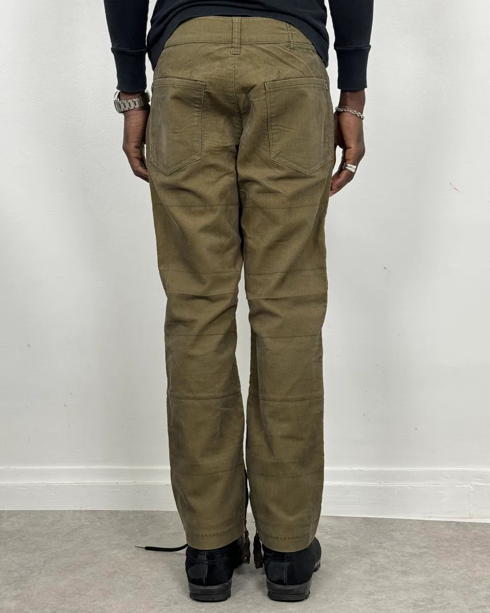 2000s Marithé + François Girbaud Khaki Green Velvet Pants XKCJVfV 3