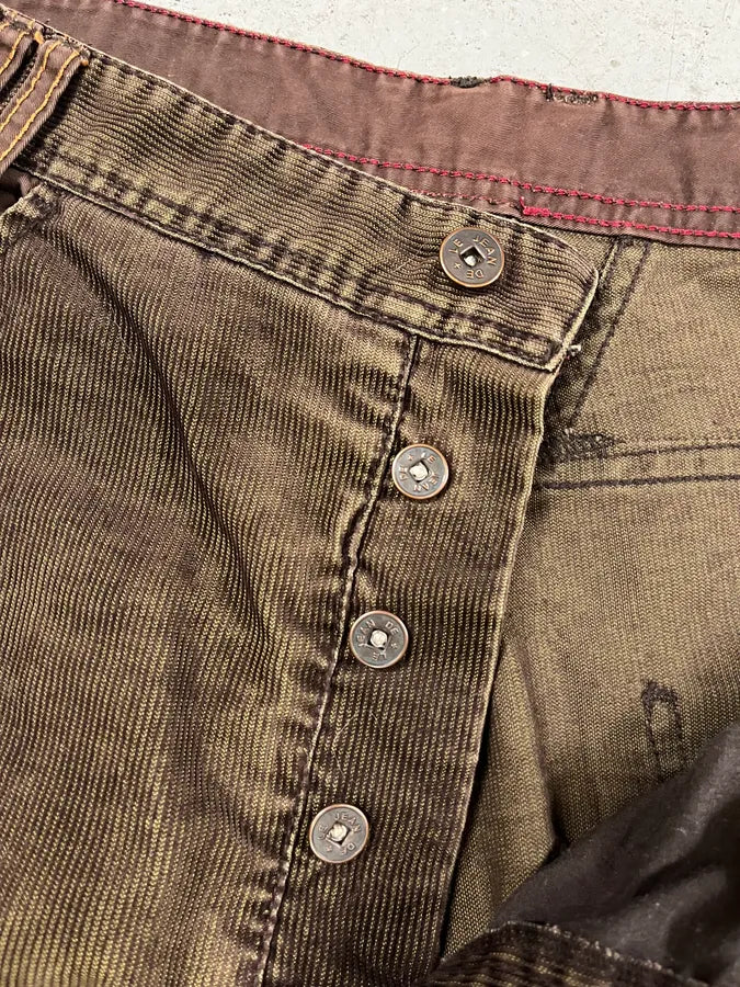 2000s Marithé + François Girbaud Brown Velvet Pants jbbiRCr 10