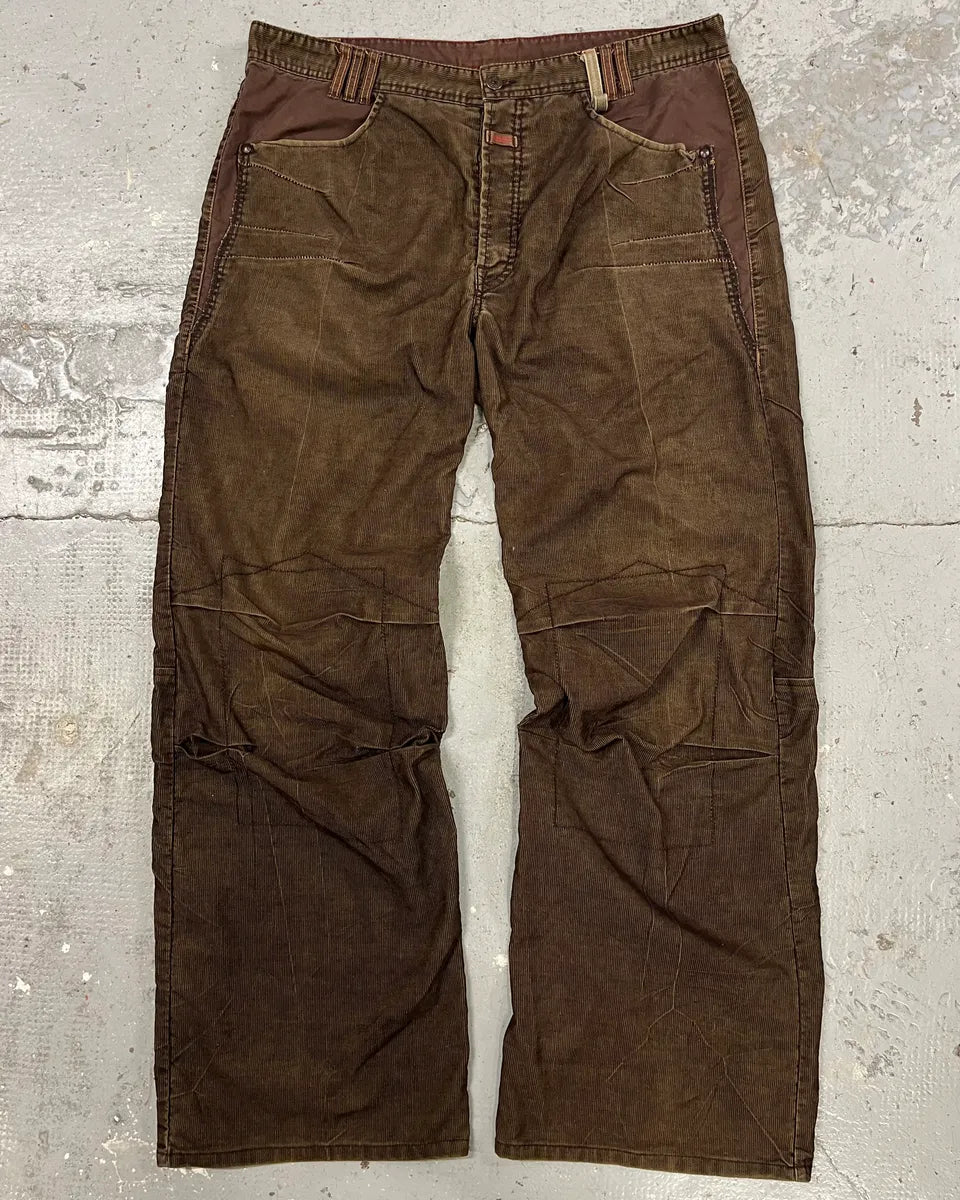 2000s Marithé + François Girbaud Brown Velvet Pants jbbiRCr 0