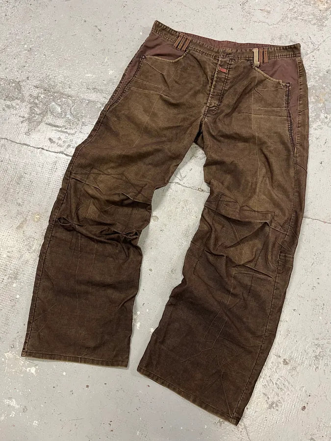2000s Marithé + François Girbaud Brown Velvet Pants jbbiRCr 4