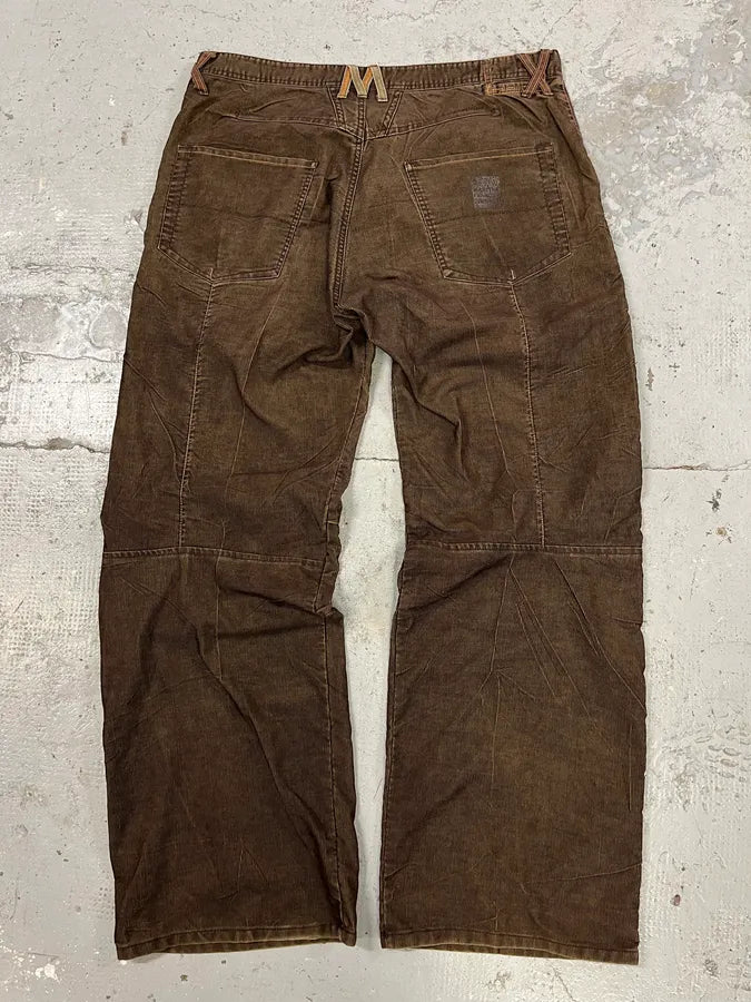 2000s Marithé + François Girbaud Brown Velvet Pants jbbiRCr 6