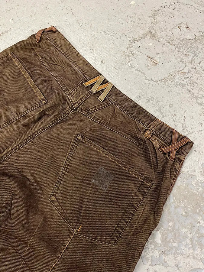 2000s Marithé + François Girbaud Brown Velvet Pants jbbiRCr 8